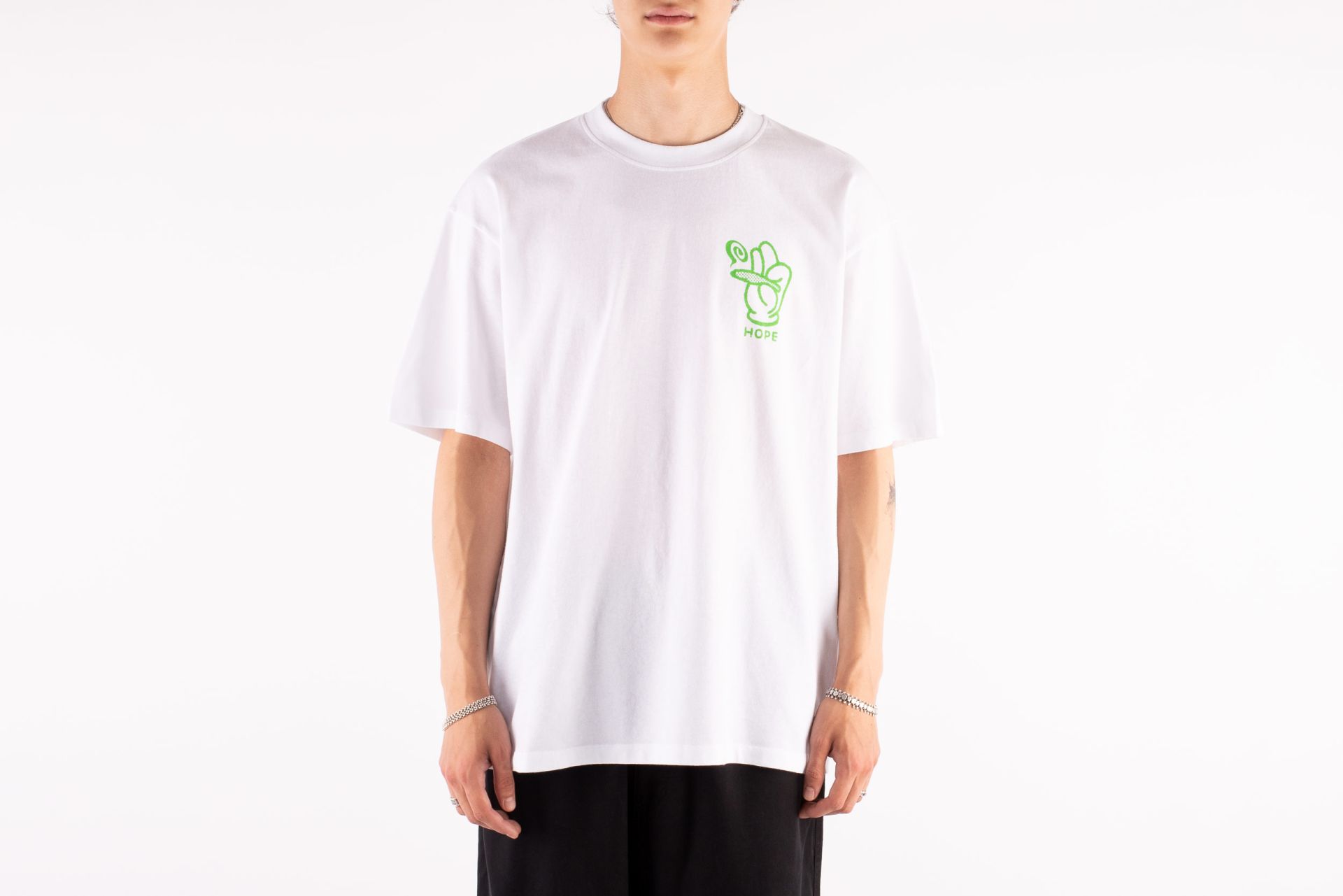 Tシャツ・カットソー NOT4NERD 9Fingers TShirts White TS099WH Neighborhood NH-7 T-Shirt White | END. (GB)